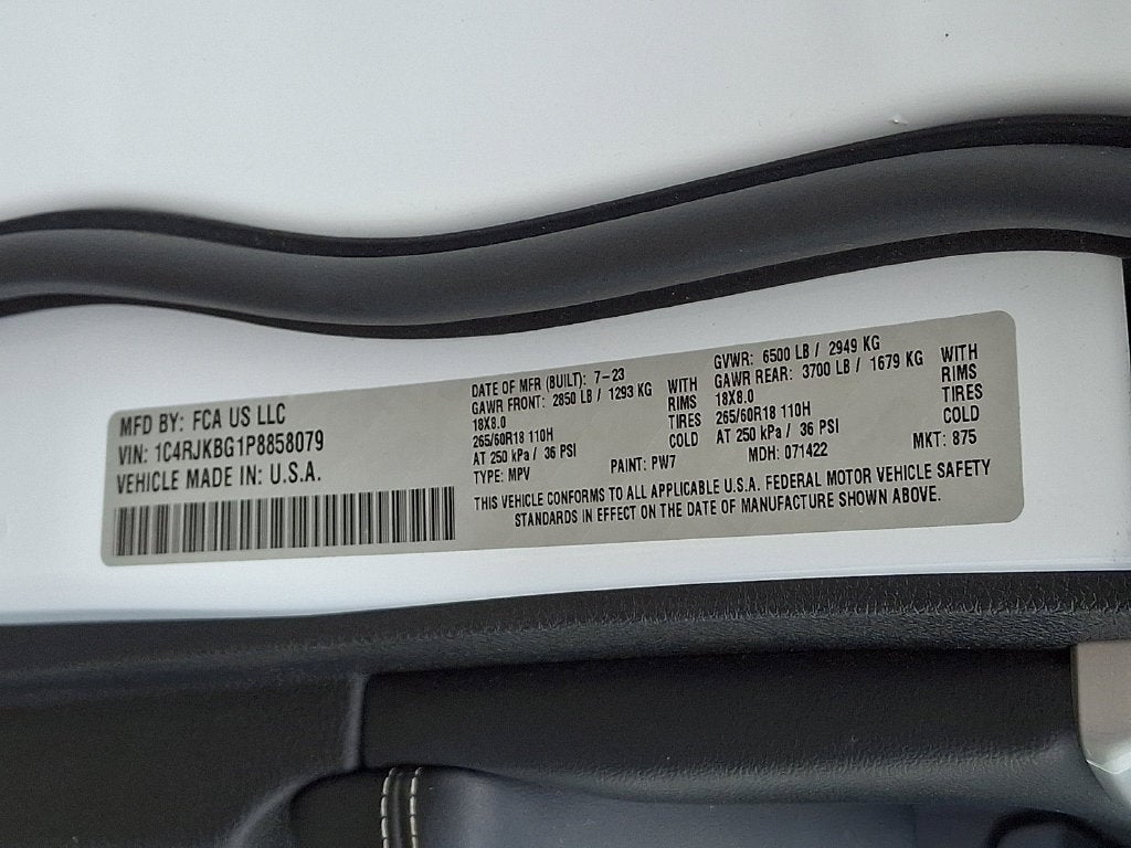 2023 Jeep Grand Cherokee L Limited 4x4