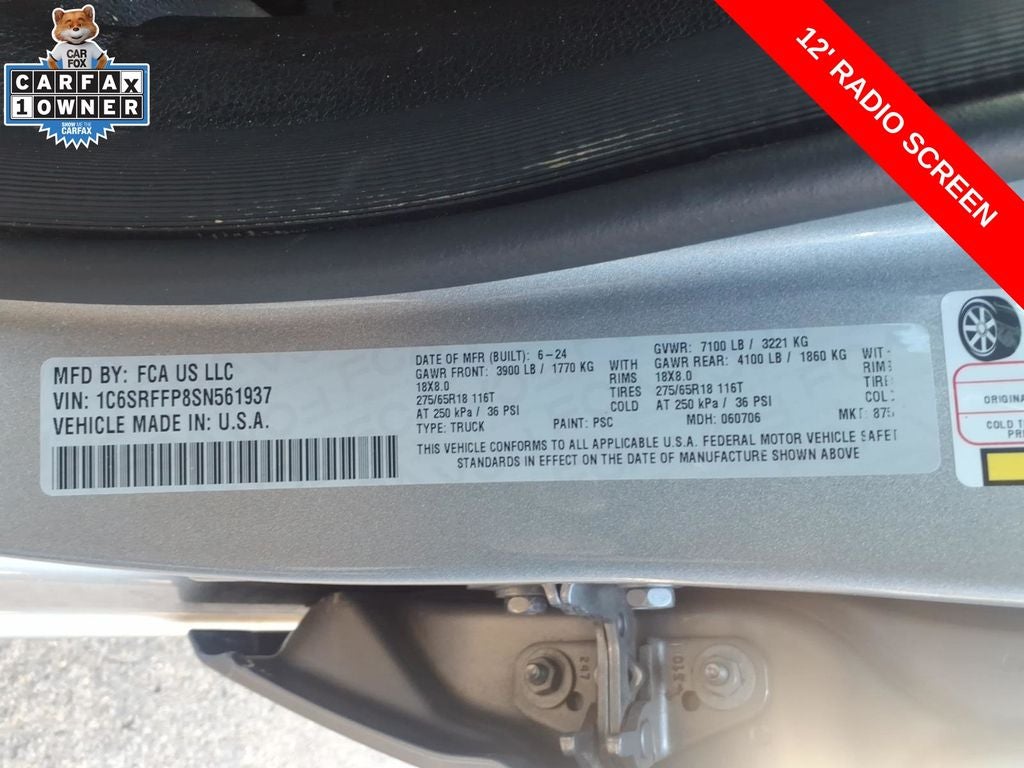 2025 RAM 1500 Big Horn Crew Cab 4x4 5'7' Box