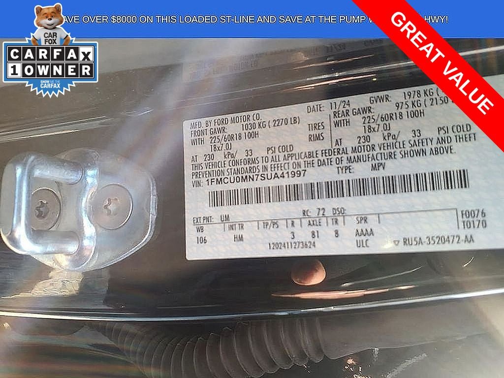 2025 Ford Escape ST-Line