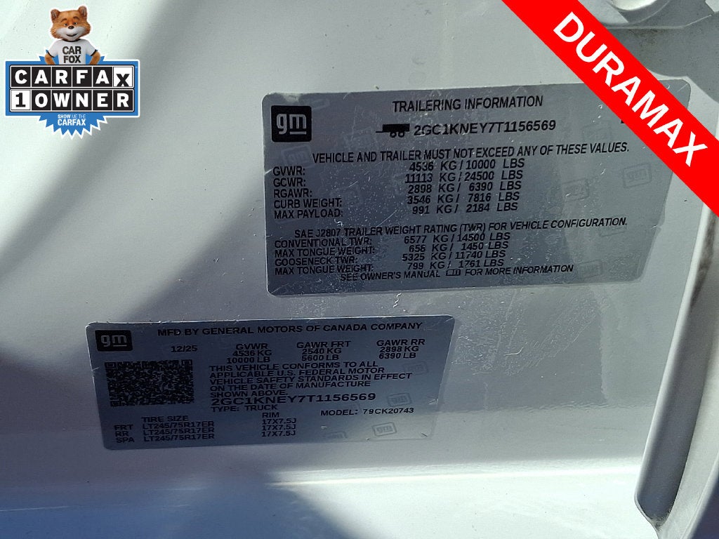 2026 Chevrolet Silverado 2500HD Crew Cab, Standard Bed, LT, 4WD
