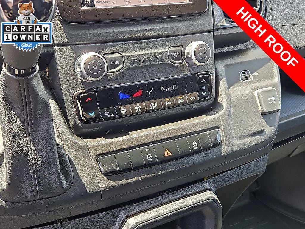 2025 RAM ProMaster 2500 Cargo Van Tradesman High Roof 159' WB w/Pass Seat