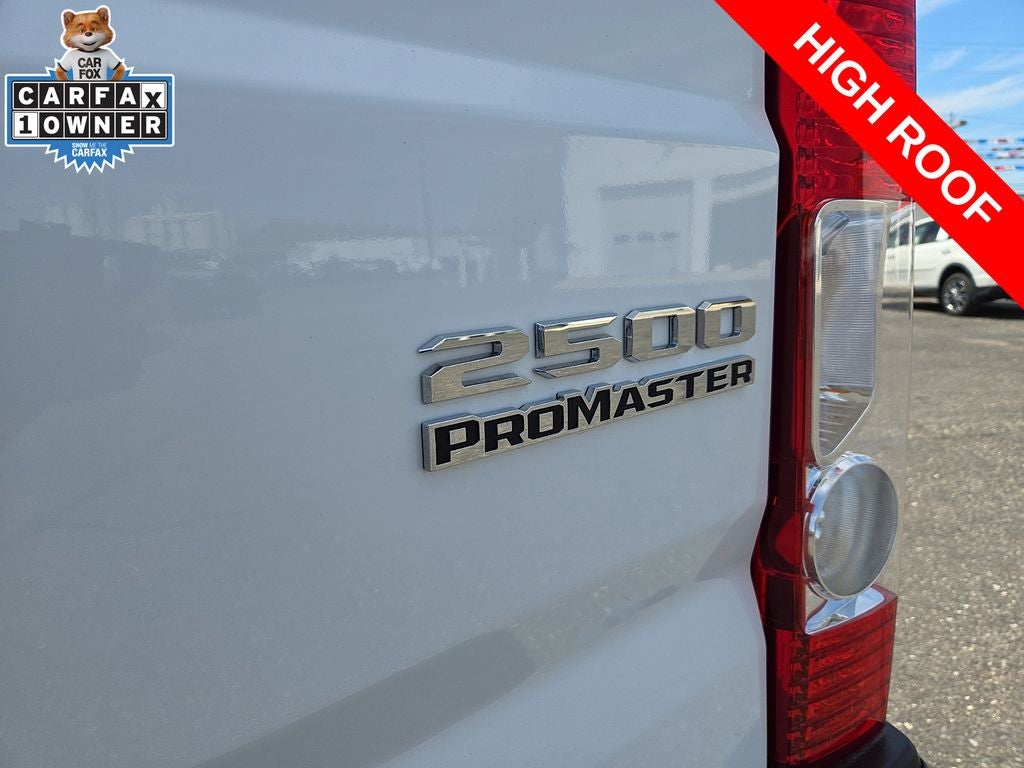 2025 RAM ProMaster 2500 Cargo Van Tradesman High Roof 159' WB w/Pass Seat