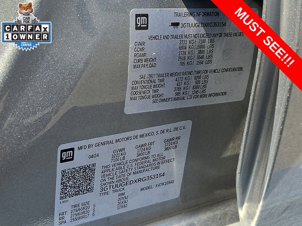 2024 GMC Sierra 1500 4WD Crew Cab Short Box Denali