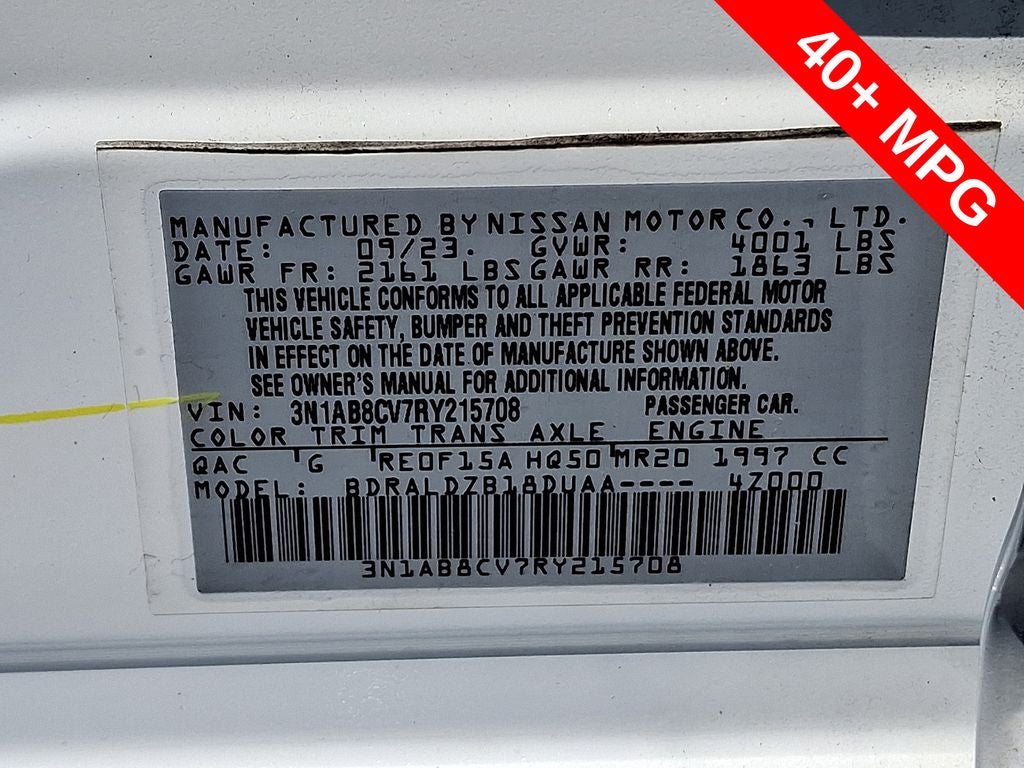 2024 Nissan Sentra SV Xtronic CVT