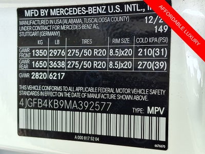 2021 Mercedes-Benz GLE 350 4MATIC®