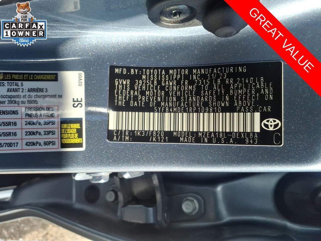 2024 Toyota Corolla LE