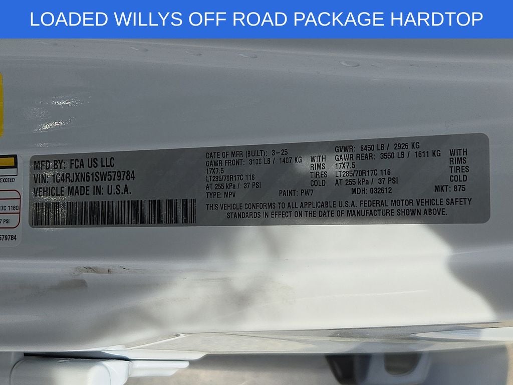 2025 Jeep Wrangler Willys 4xe