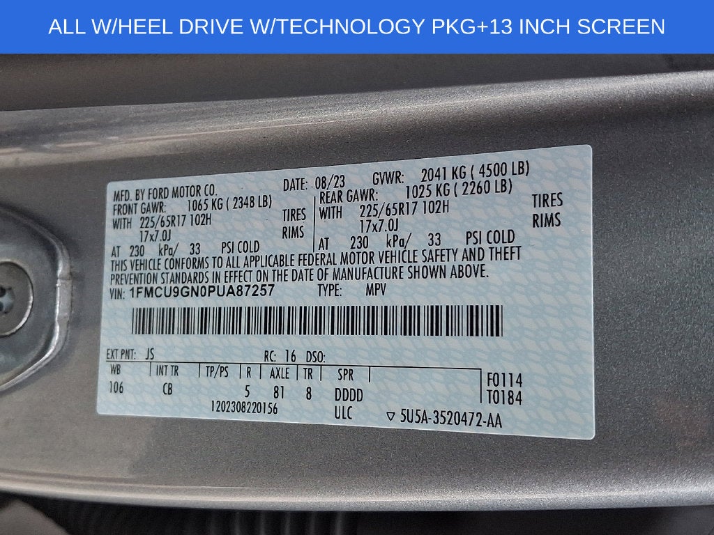 2023 Ford Escape Active