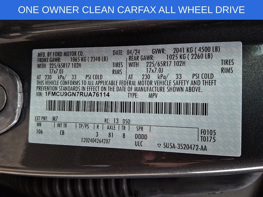 2024 Ford Escape Active