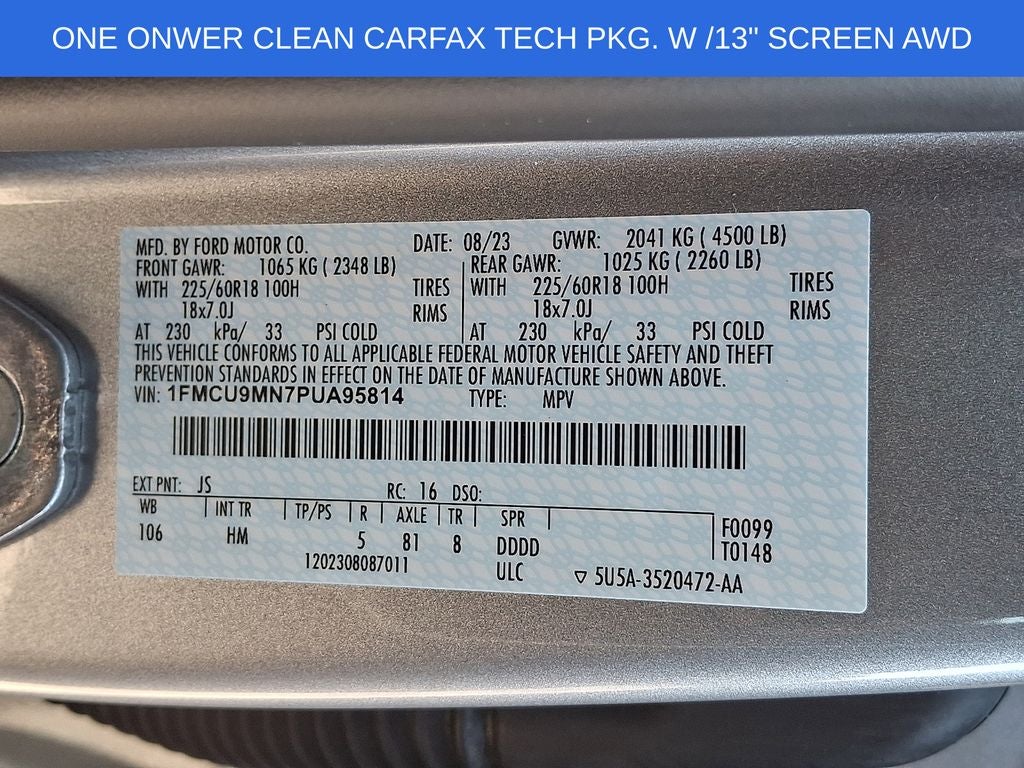 2023 Ford Escape ST-Line