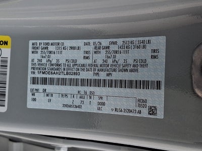 2026 Ford Bronco Base FCTP LOANER VEHICLE