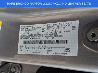 2023 Ford Bronco Raptor