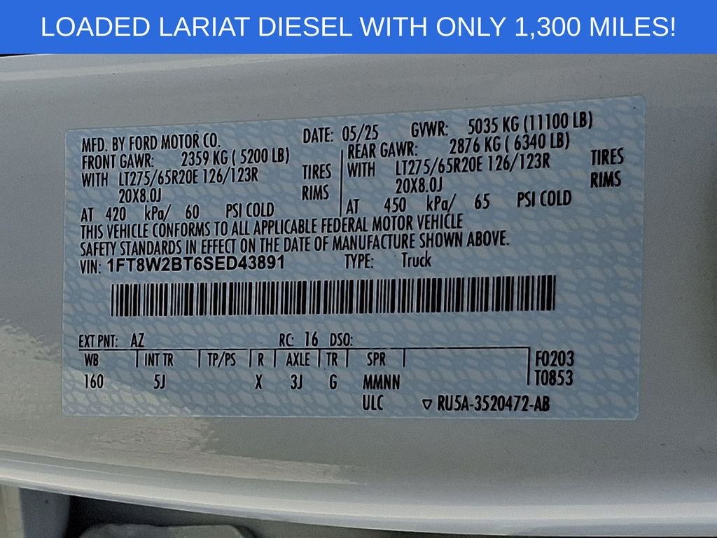 2025 Ford F-250SD Lariat