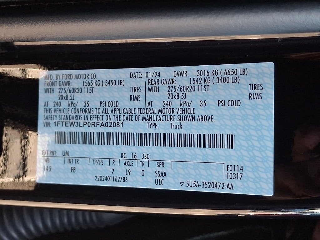 2024 Ford F-150 XLT