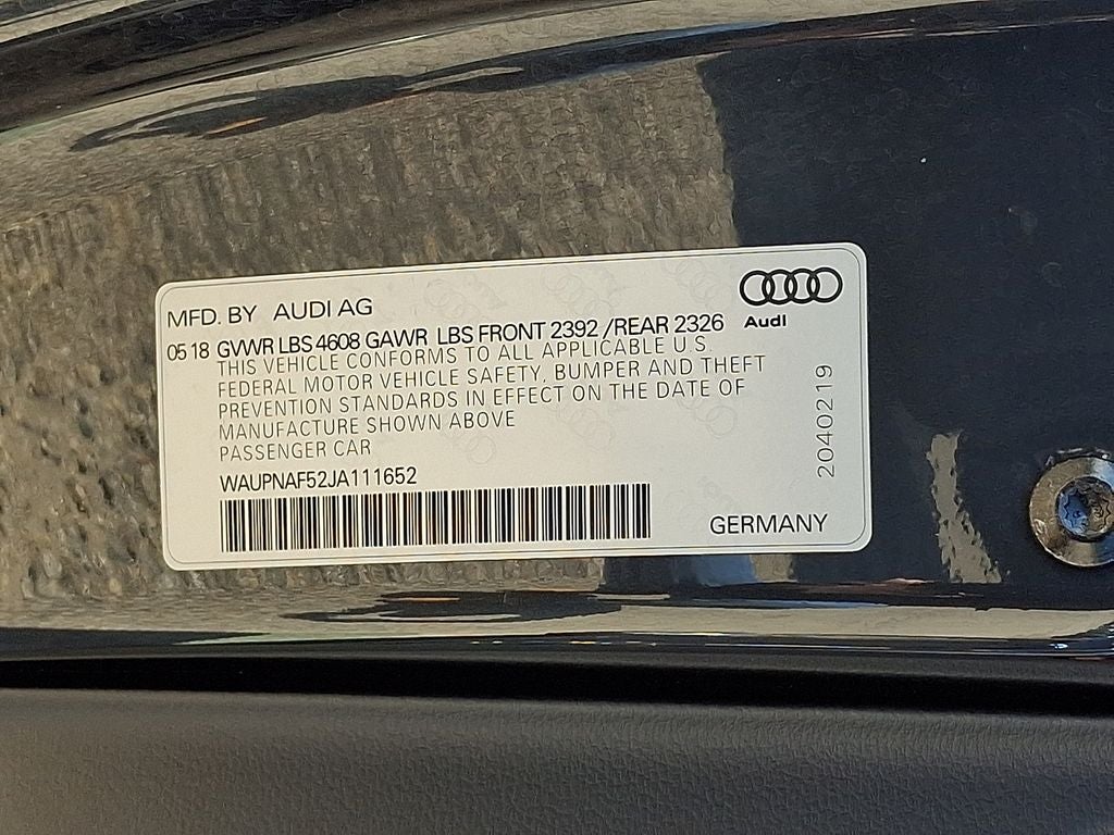 2018 Audi A5 2.0T Premium Plus quattro