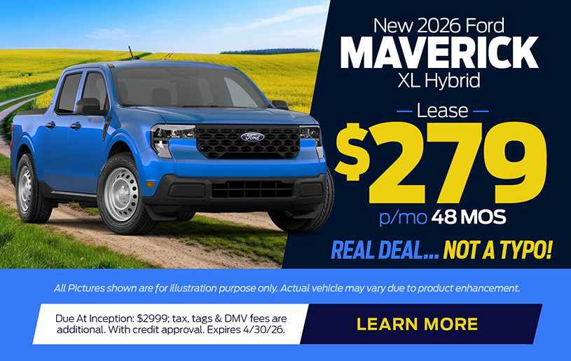 NJ Dealer Ford Maverick Special