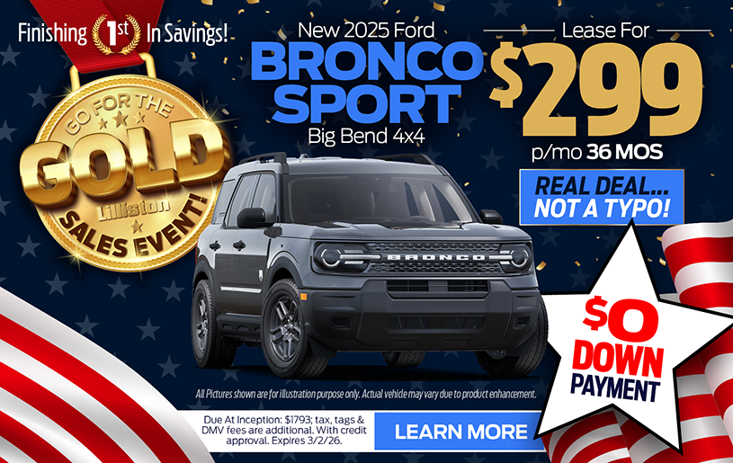 NJ Dealer Ford Bronco Sport Special