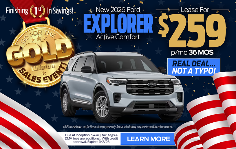 NJ Dealer Ford Explorer Special