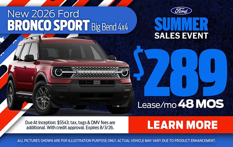 NJ Dealer Ford Bronco Sport Special