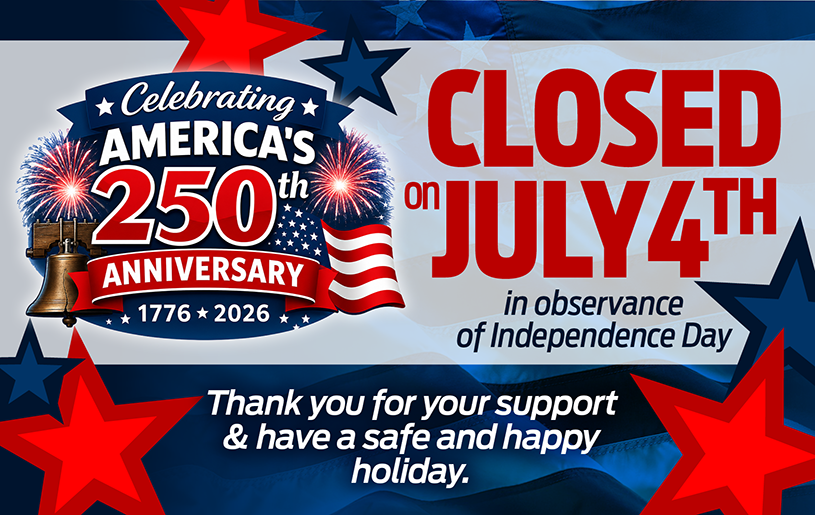 Holiday Hours