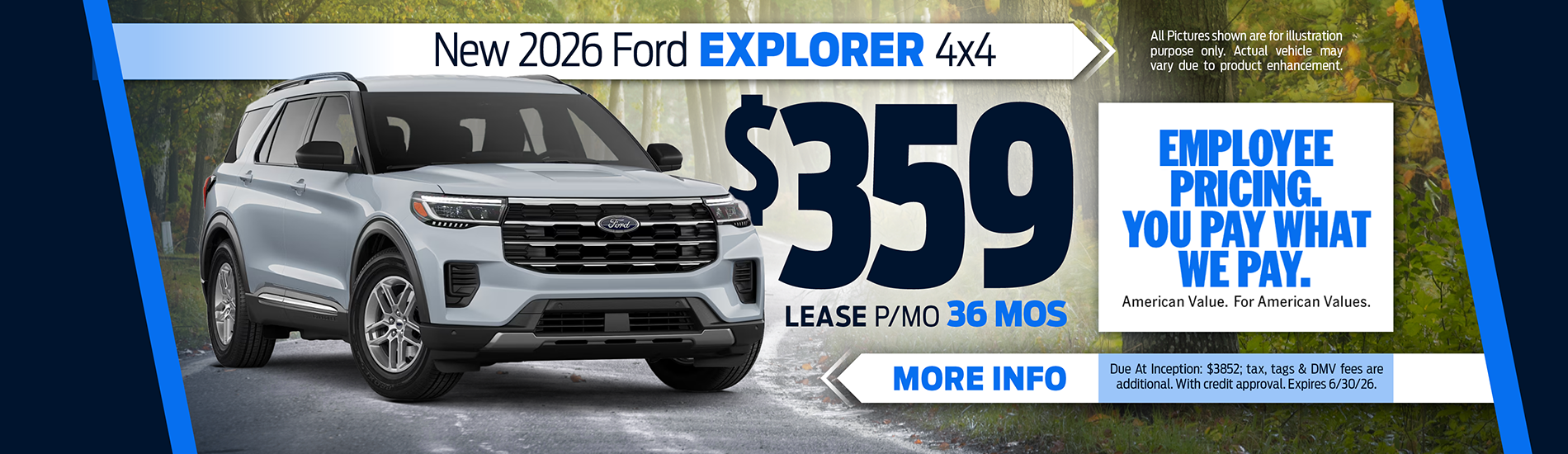 NJ Dealer Ford Explorer Special