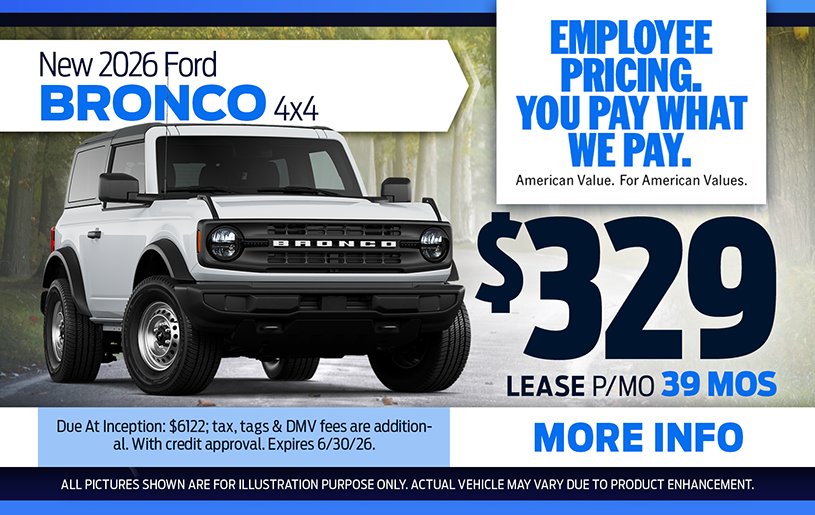 NJ Dealer Ford Bronco Special