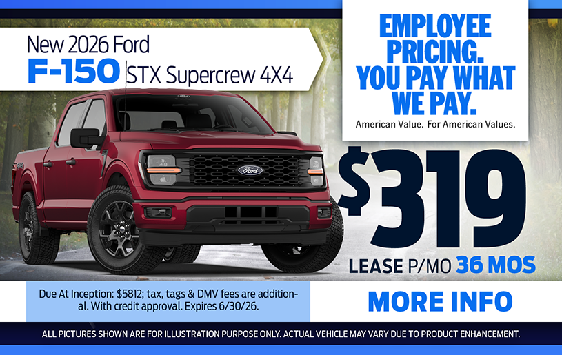 NJ Dealer Ford F-150 4x4 Special