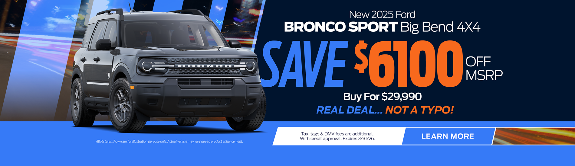 NJ Dealer Ford Bronco Sport Special