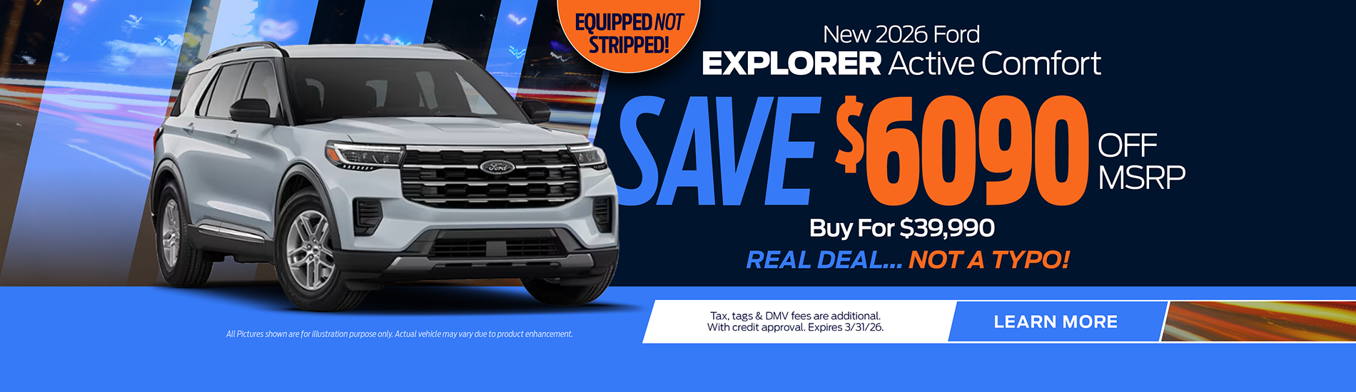 NJ Dealer Ford Explorer Special