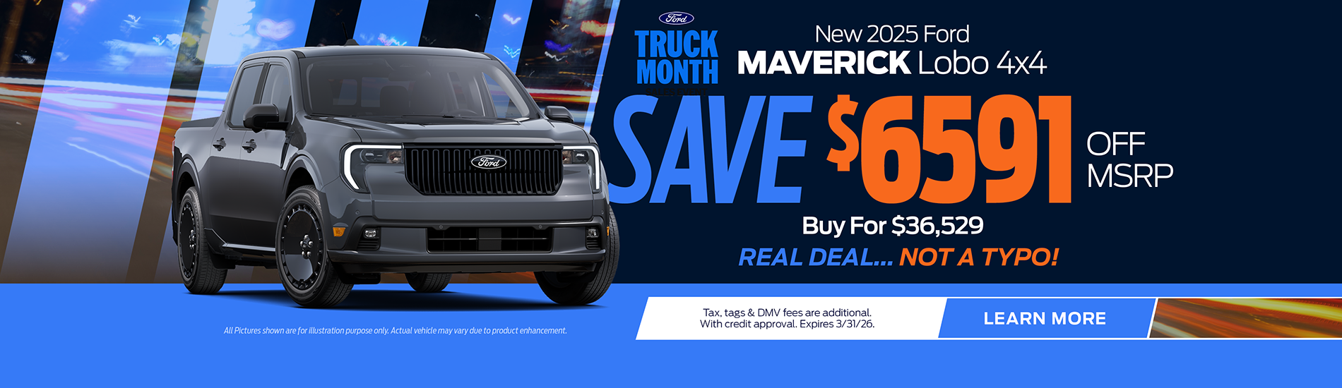 NJ Dealer Ford Maverick Special