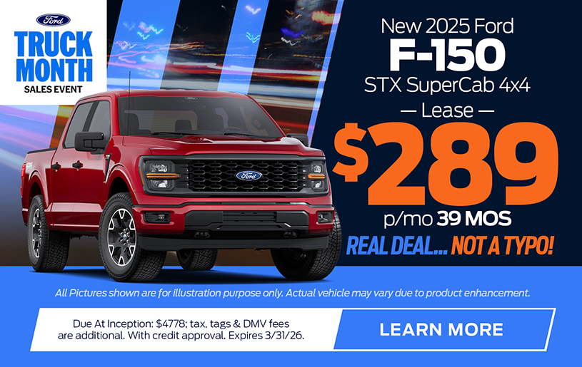 NJ Dealer Ford F-150 4x4 Special