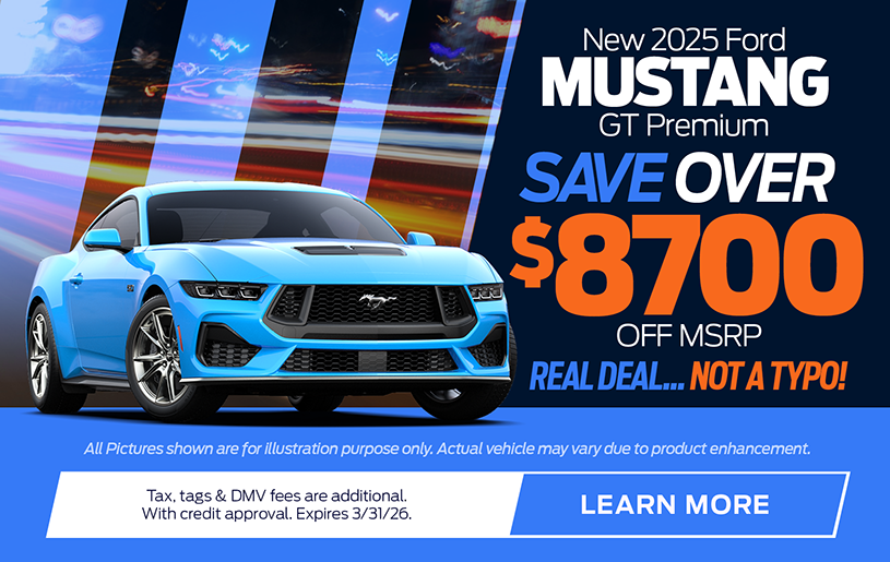 NJ Dealer Ford Mustang Special