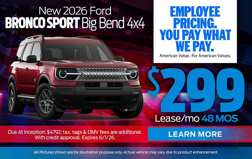 NJ Dealer Ford Bronco Sport Special