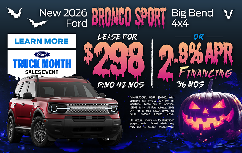 NJ Dealer Ford Bronco Sport Special