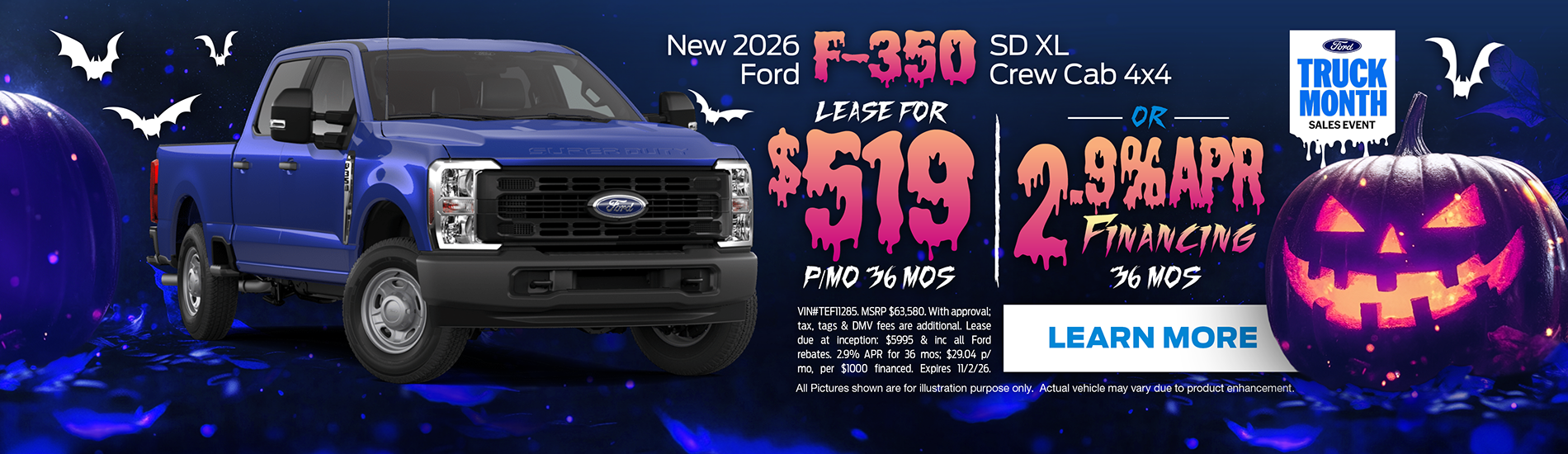 F-350 Lease Special