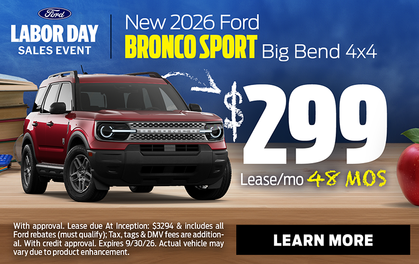 NJ Dealer Ford Bronco Sport Special